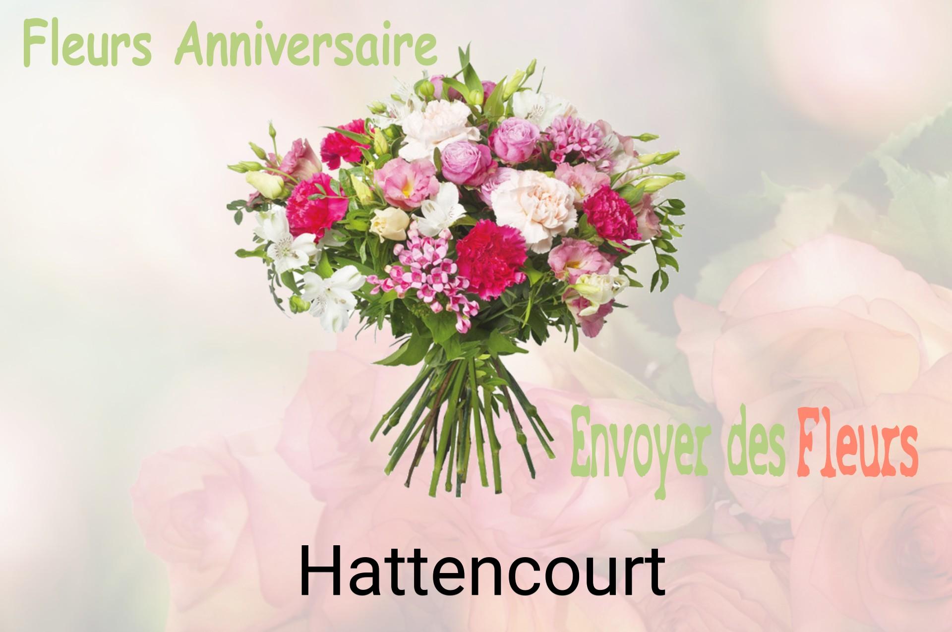 Bouquet de fleurs d’anniversaire livré à Hattencourt