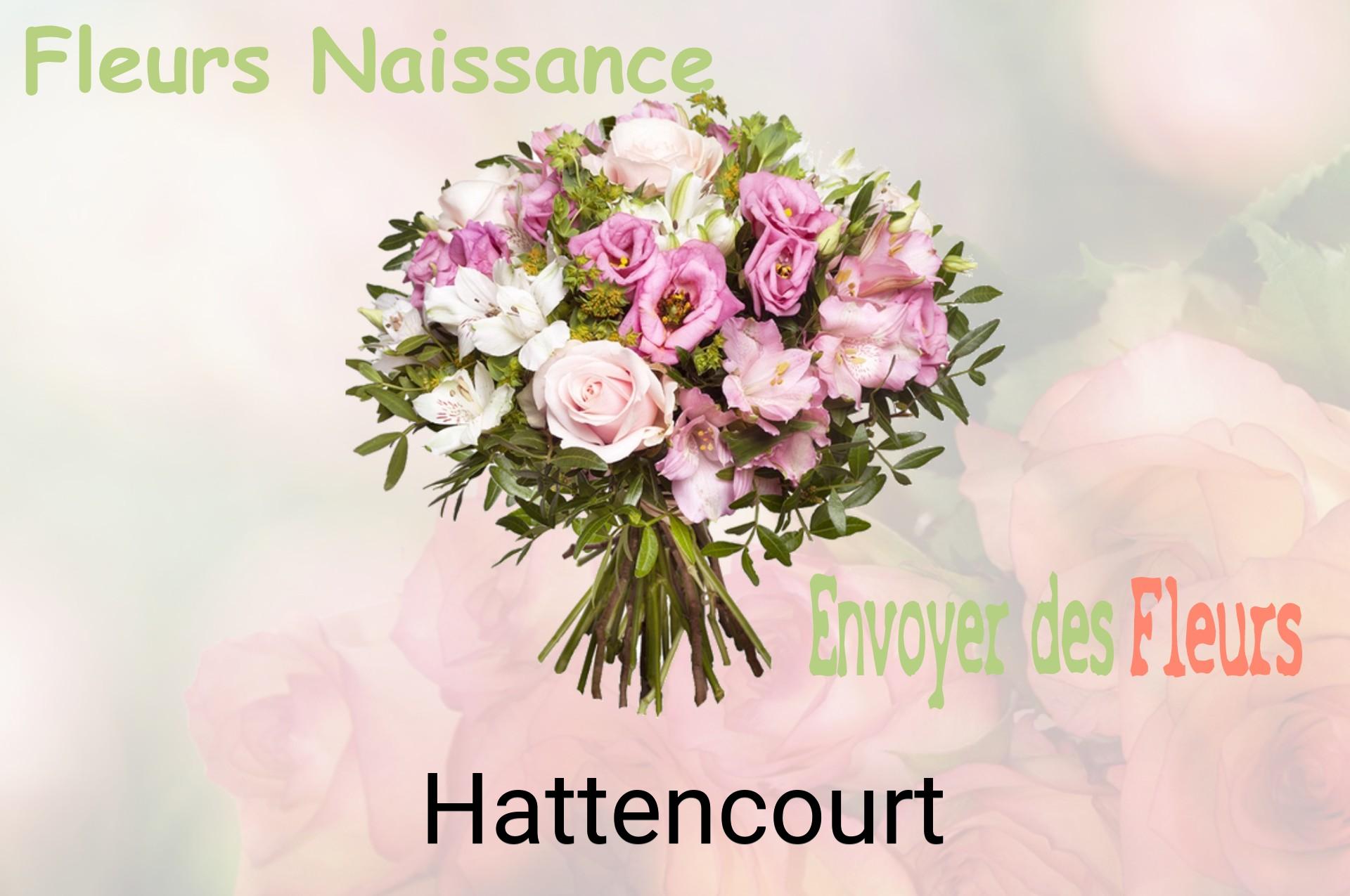 Bouquet de fleurs de naissance livré à Hattencourt